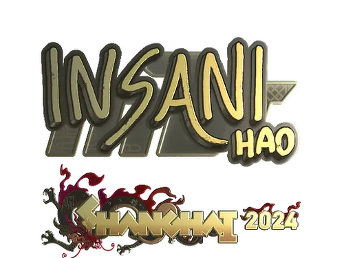 Sticker | insani (Gold) | Shanghai 2024