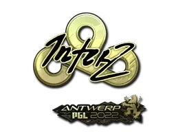 Sticker | interz (Gold) | Antwerp 2022