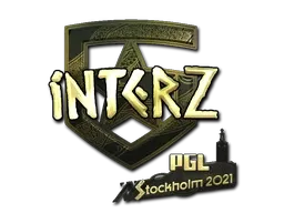 Sticker | interz (Gold) | Stockholm 2021