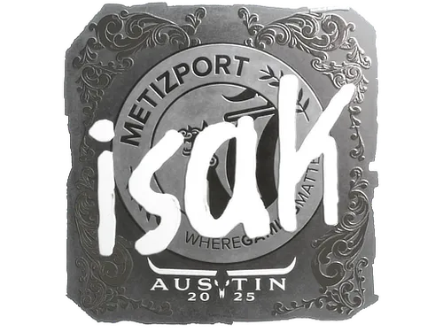 Sticker | isak (Foil) | Austin 2025