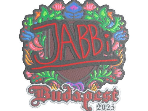Sticker | jabbi (Embroidered) | Budapest 2025