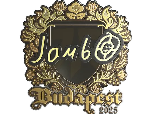 Sticker | jambo (Gold) | Budapest 2025