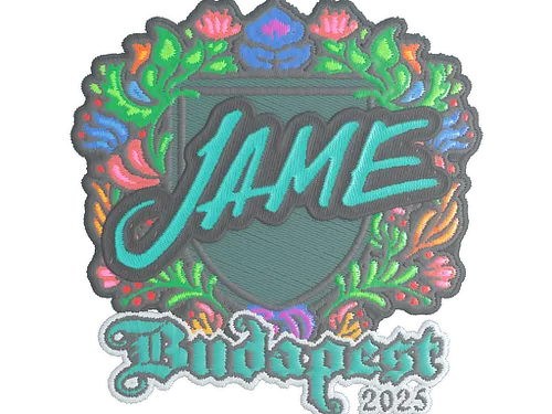 Sticker | Jame (Embroidered) | Budapest 2025