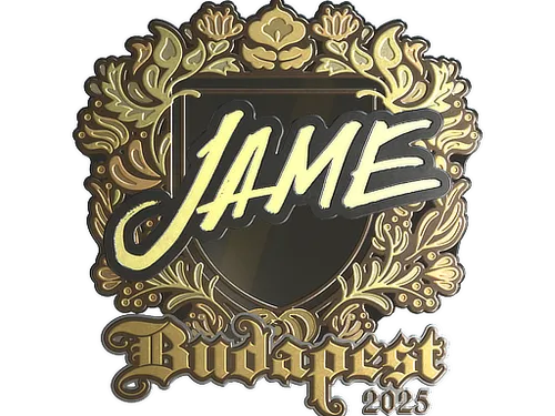 Sticker | Jame (Gold) | Budapest 2025