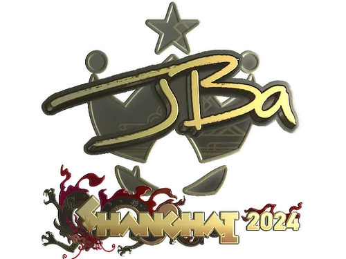 Sticker | JBa (Gold) | Shanghai 2024