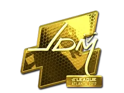 Sticker | jdm64 (Gold) | Atlanta 2017