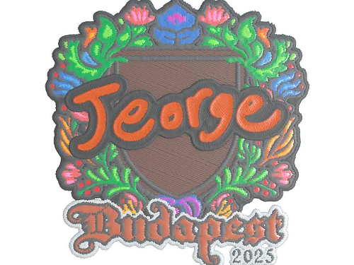 Sticker | jeorge (Embroidered) | Budapest 2025