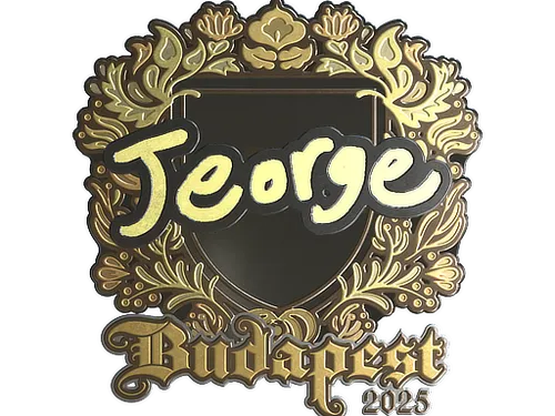 Sticker | jeorge (Gold) | Budapest 2025