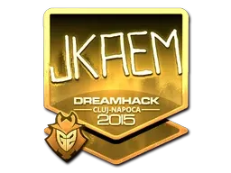 Sticker | jkaem (Gold) | Cluj-Napoca 2015