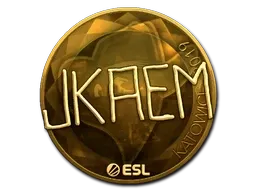 Sticker | jkaem (Gold) | Katowice 2019