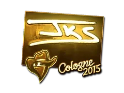 Sticker | jks (Gold) | Cologne 2015