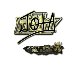 Sticker | JOTA (Gold) | Antwerp 2022