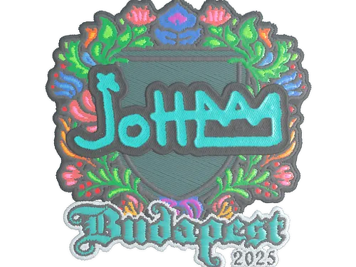 Sticker | jottAAA (Embroidered) | Budapest 2025