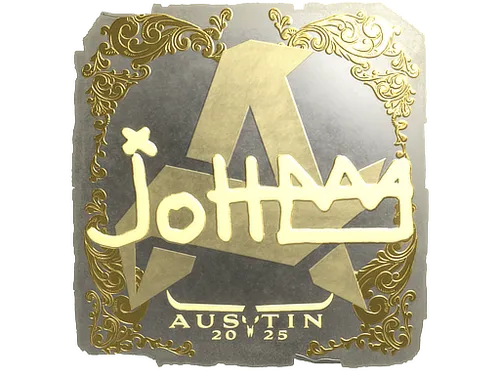Sticker | jottAAA (Gold) | Austin 2025