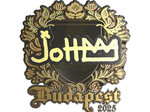 Sticker | jottAAA (Gold) | Budapest 2025