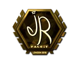 Sticker | jR (Gold) | London 2018