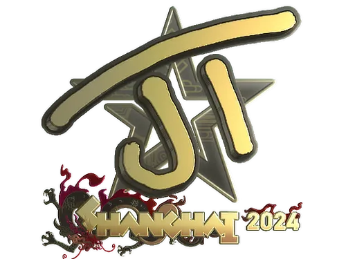 Sticker | JT (Gold) | Shanghai 2024