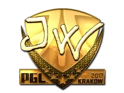 Sticker | JW (Gold) | Krakow 2017