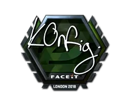 Sticker | k0nfig (Foil) | London 2018