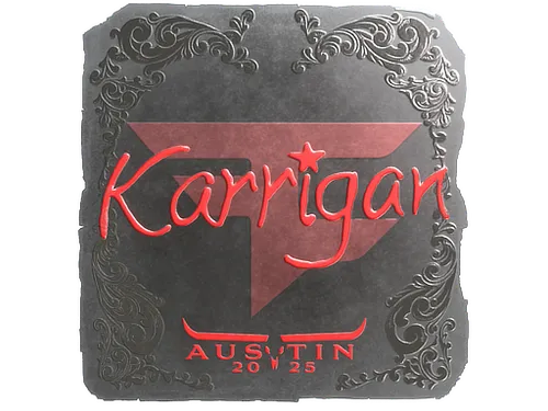 Sticker | karrigan (Foil) | Austin 2025