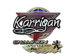 Sticker | karrigan (Glitter, Champion) | Antwerp 2022