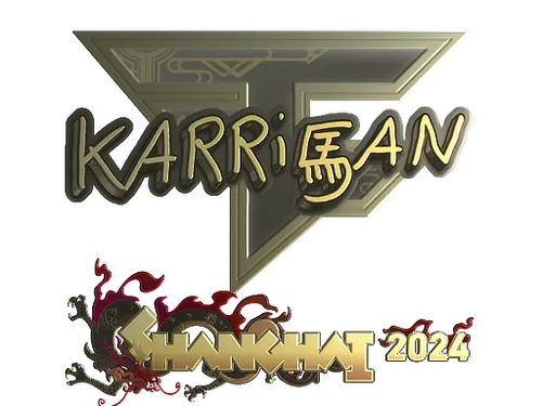 Sticker | karrigan (Gold) | Shanghai 2024