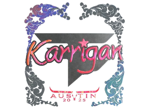 Sticker | karrigan (Holo) | Austin 2025