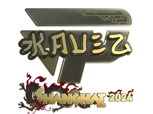 Sticker | kauez (Gold) | Shanghai 2024