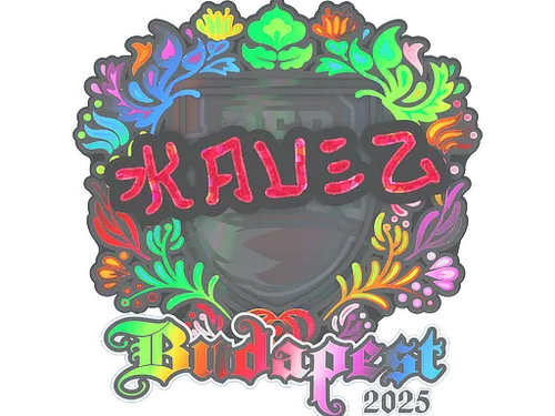 Sticker | kauez (Holo) | Budapest 2025