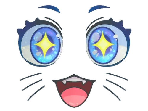 Sticker | Kawaii Eyes (Glitter)