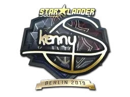 Sticker | kennyS (Gold) | Berlin 2019