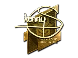 Sticker | kennyS (Gold) | Boston 2018