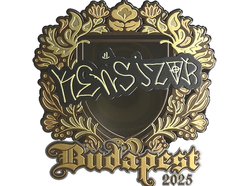 Sticker | kensizor (Gold) | Budapest 2025