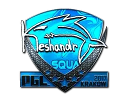 Sticker | keshandr (Foil) | Krakow 2017