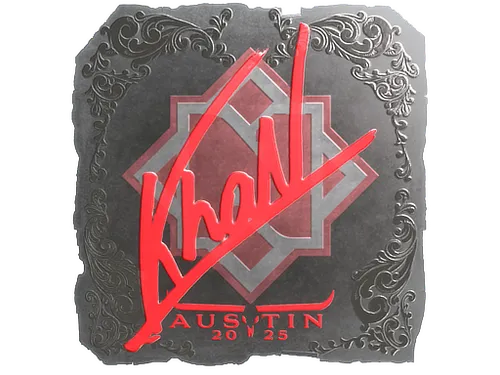 Sticker | khaN (Foil) | Austin 2025