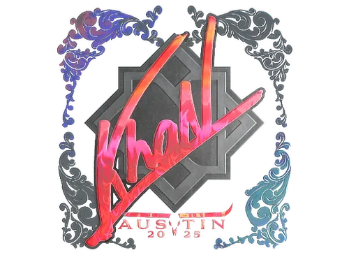 Sticker | khaN (Holo) | Austin 2025