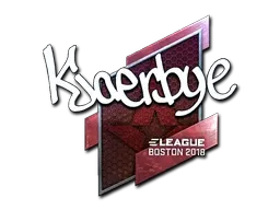 Sticker | Kjaerbye (Foil) | Boston 2018