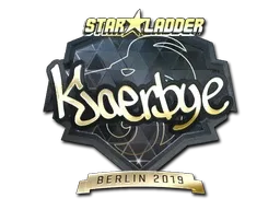 Sticker | Kjaerbye (Gold) | Berlin 2019