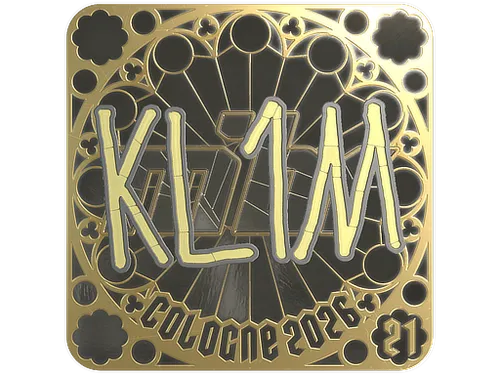 Sticker | kl1m (Gold, Ranked) | Cologne 2026
