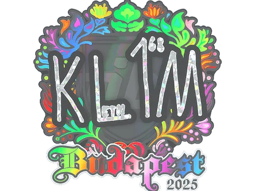 Sticker | kl1m (Holo) | Budapest 2025