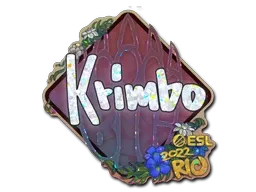 Sticker | Krimbo (Glitter) | Rio 2022