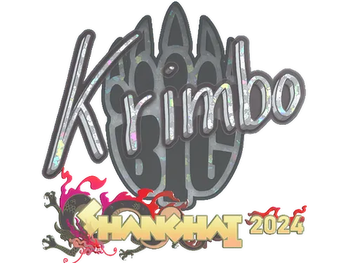 Sticker | Krimbo (Glitter) | Shanghai 2024