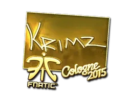 Sticker | KRIMZ (Gold) | Cologne 2015