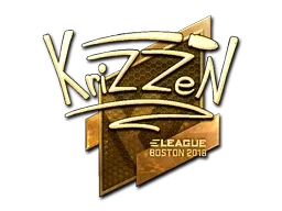 Sticker | KrizzeN (Gold) | Boston 2018