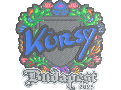 Sticker | Kursy (Embroidered) | Budapest 2025