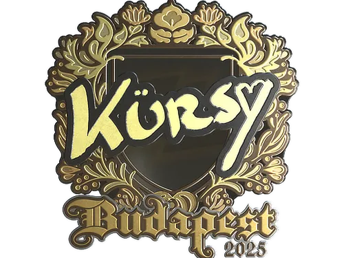 Sticker | Kursy (Gold) | Budapest 2025