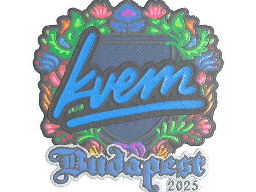 Sticker | Kvem (Embroidered) | Budapest 2025
