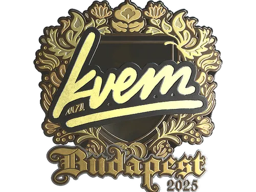 Sticker | Kvem (Gold) | Budapest 2025