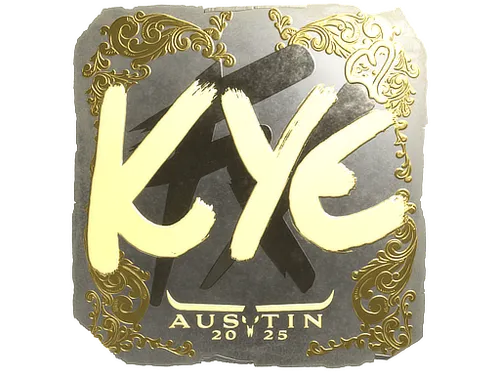Sticker | kye (Gold) | Austin 2025