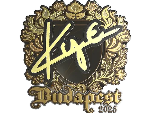 Sticker | kye (Gold) | Budapest 2025